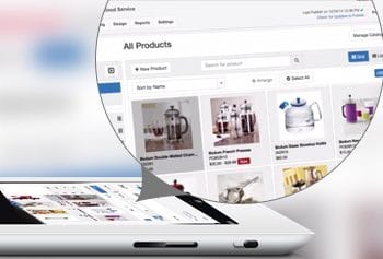 Powerful Catalog Management: Easily upload, manage, create categories, and merchandise your products with as few clicks as possible
