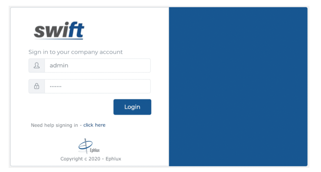 App Design Studio Swift app - Login Screen
