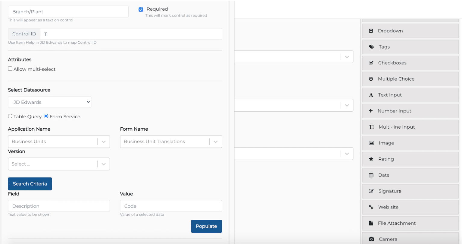 Entry Form Designer - JDE Apps & Forms