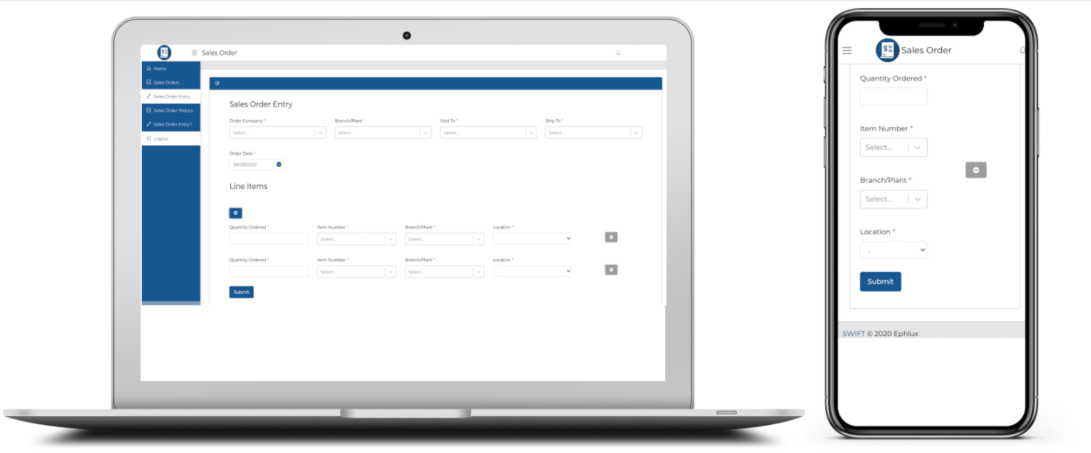 Swift app - Entry Forms